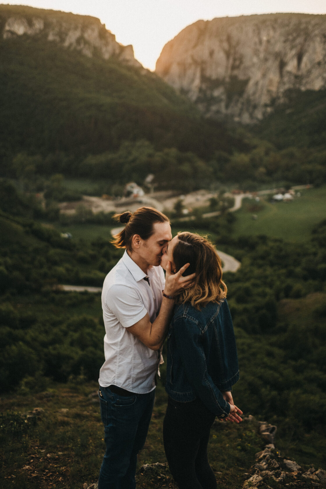 Couple Getting Engaged